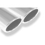 Silencieux arrière duplex sport 100% inox 2x90mm type 16 FOX EXHAUST SYSTEMS pour JAGUAR XF (CC9)