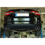 Silencieux arrière duplex sport 100% inox 2x90mm type 16 FOX EXHAUST SYSTEMS pour JAGUAR XF (CC9) diesel