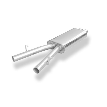 Silencieux intermédiaire sport 100% inox FOX EXHAUST SYSTEMS pour JAGUAR XJ (X350)