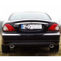 Silencieux arrière duplex sport 100% inox 1x115x85mm type 33 FOX EXHAUST SYSTEMS pour JAGUAR X-TYPE