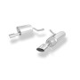 Silencieux arrière duplex sport 100% inox 1x115x85mm type 38 FOX EXHAUST SYSTEMS pour JAGUAR S-TYPE (CCX)