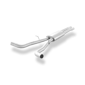 Silencieux avant sport 100% inox FOX EXHAUST SYSTEMS pour JAGUAR S-TYPE R 4.2L (CCX)