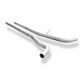 Tube de remplacement de silencieux avant 100% inox FOX EXHAUST SYSTEMS pour JAGUAR S-TYPE R 4.2L (CCX)
