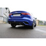 Silencieux arrière duplex sport 100% inox 1x100mm type 25 FOX EXHAUST SYSTEMS pour JAGUAR XE