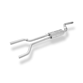 Silencieux avant sport 100% inox FOX EXHAUST SYSTEMS pour JAGUAR XE