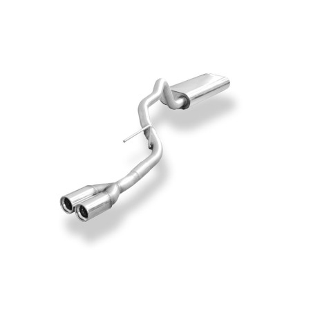 Silencieux arrière sport 100% inox 2x80mm type 13 FOX EXHAUST SYSTEMS pour JEEP GRAND CHEROKEE (WJ/WG)