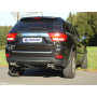 Silencieux arrière duplex sport 100% inox 2x80mm type 17 FOX EXHAUST SYSTEMS pour JEEP GRAND CHEROKEE (WK) 3.6L