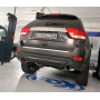 Silencieux arrière duplex sport 100% inox 1x100mm type 25 FOX EXHAUST SYSTEMS pour JEEP GRAND CHEROKEE (WK1) 5.7L