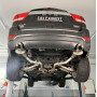 Silencieux arrière duplex sport 100% inox 1x100mm type 25 FOX EXHAUST SYSTEMS pour JEEP GRAND CHEROKEE (WK1) 5.7L