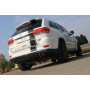 Silencieux arrière duplex sport 100% inox 2x90mm type 25 FOX EXHAUST SYSTEMS pour JEEP GRAND CHEROKEE (WK2) 5.7L