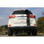 Silencieux arrière duplex sport 100% inox 2x90mm type 25 FOX EXHAUST SYSTEMS pour JEEP GRAND CHEROKEE (WK2) 5.7L