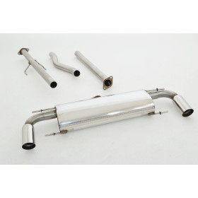 Demi ligne groupe A avec silencieux arrières duplex sport 100% inox FRIEDRICH MOTORSPORT pour MAZDA 3 (BM/BL) HAYON