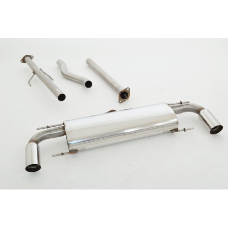 Demi ligne groupe A avec silencieux arrières duplex sport 100% inox FRIEDRICH MOTORSPORT pour MAZDA 3 (BM/BL) HAYON