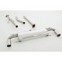 Demi ligne groupe A avec silencieux arrières duplex sport 100% inox FRIEDRICH MOTORSPORT pour MAZDA 3 (BM/BL) HAYON