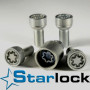 Boulons et écrous antivol FARAD STARLOCK M14x1,5 (long 40 mm) pour VOLKSWAGEN TOUS MODÈLES AVEC JANTES 5 TROUS