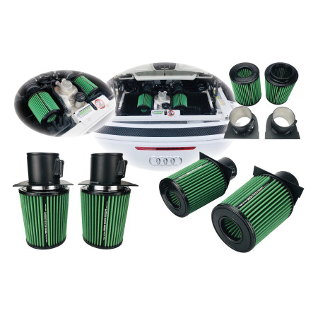 Filtre à air sport GREEN FILTER pour AUDI R8 COUPE S-TRONIC
