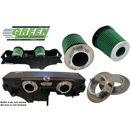 Filtre à air sport GREEN FILTER pour AUDI R8 COUPE V8