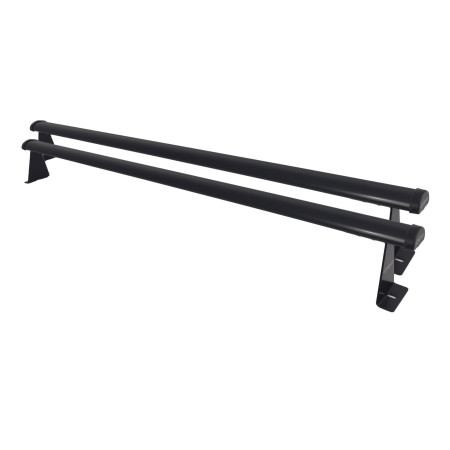 Barres de toit FARAD IRON 2 140 cm (noir) + kit de fixation AC13 - MERCEDES CLASSE V (sans barres longitudinales) 2014-