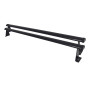 Barres de toit FARAD IRON 2 140 cm (noir) + kit de fixation AC13 - MERCEDES CLASSE V (sans barres longitudinales) 2014-