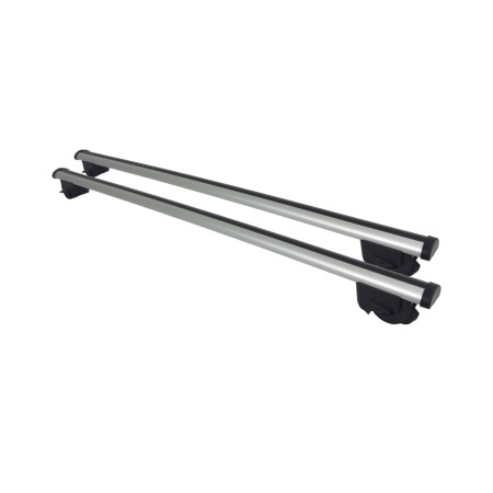 Barres de toit FARAD ALU 160 + kit de fixation pour MERCEDES CLASSE V (avec barres longitudinales) 1998-