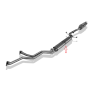 Silencieux avant sport 100% inox FOX EXHAUST SYSTEMS pour BMW 635 CSI TYPE E24 (05/1982-)